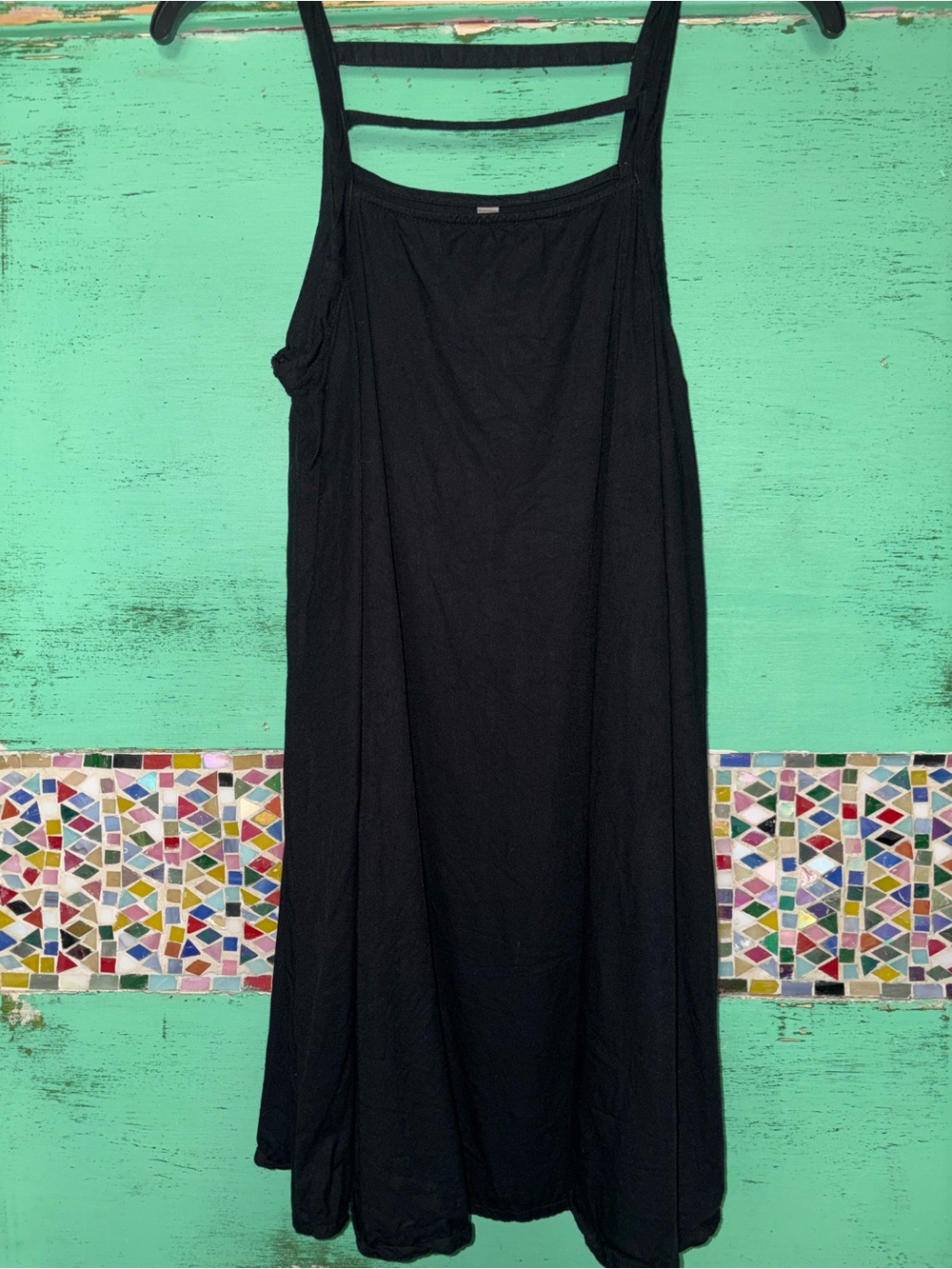 RVCA Black Dress with Strappy Back
